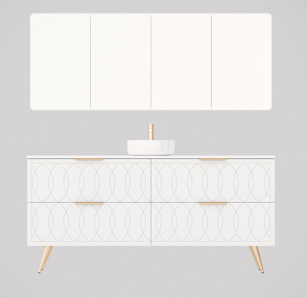 Timberline Sutherland House Deco Vanity with Legs