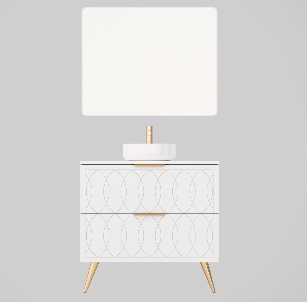 Timberline Sutherland House Deco Vanity with Legs