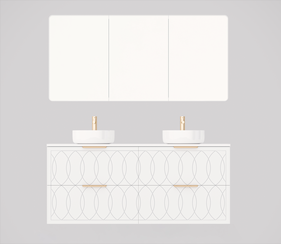 Timberline Sutherland House Deco Wall Hung Vanity