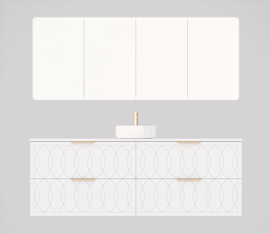 Timberline Sutherland House Deco Wall Hung Vanity