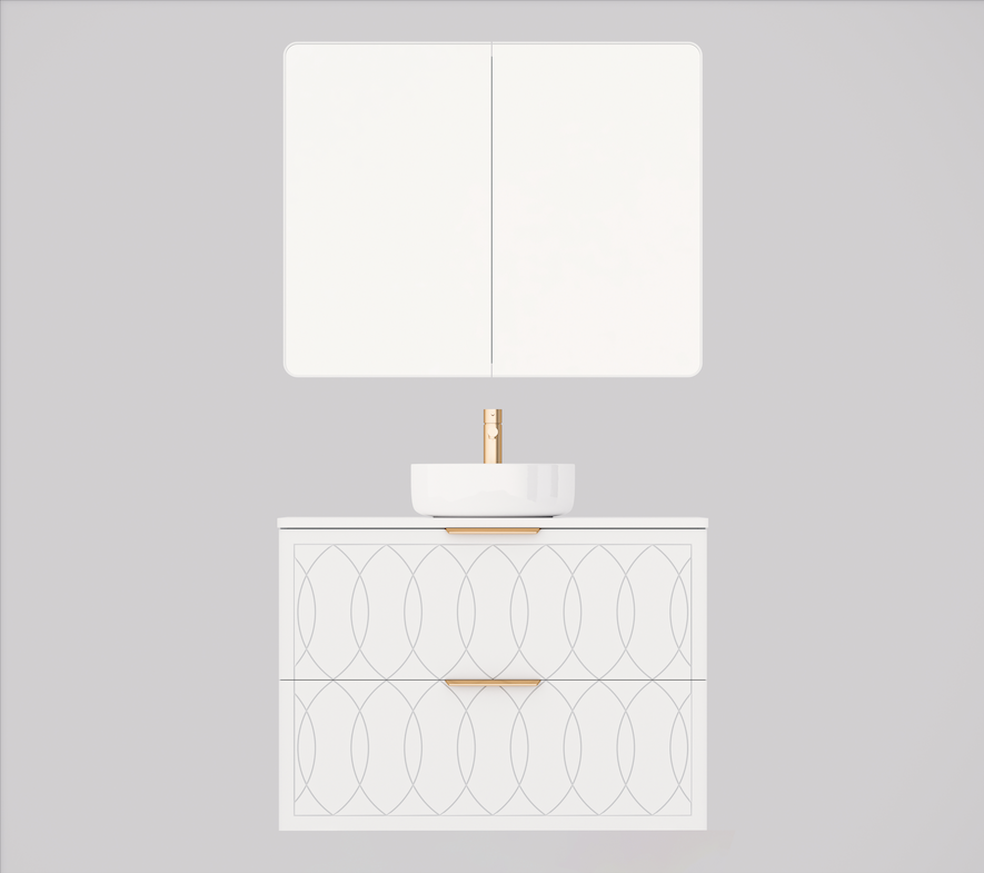 Timberline Sutherland House Deco Wall Hung Vanity