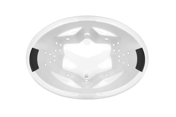 Decina Duo Dolce Vita 24 Jet Spa Inset Bath 1850mm - Gloss White