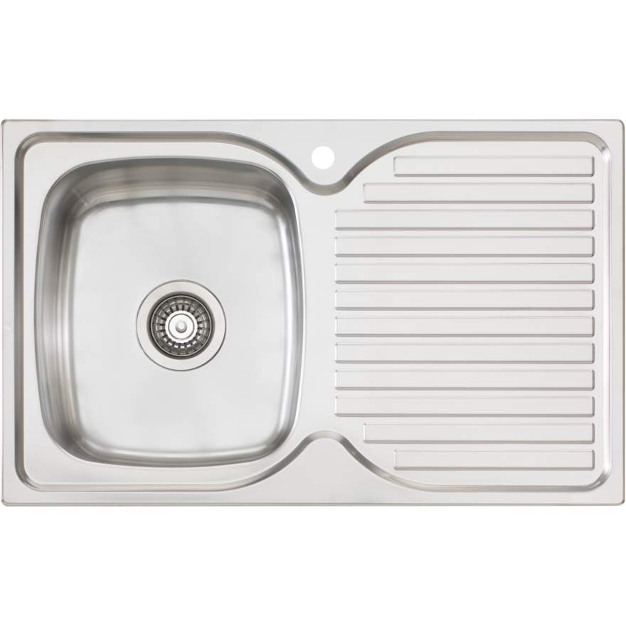 Oliveri Endeavour Single Bowl Sink With Drainer