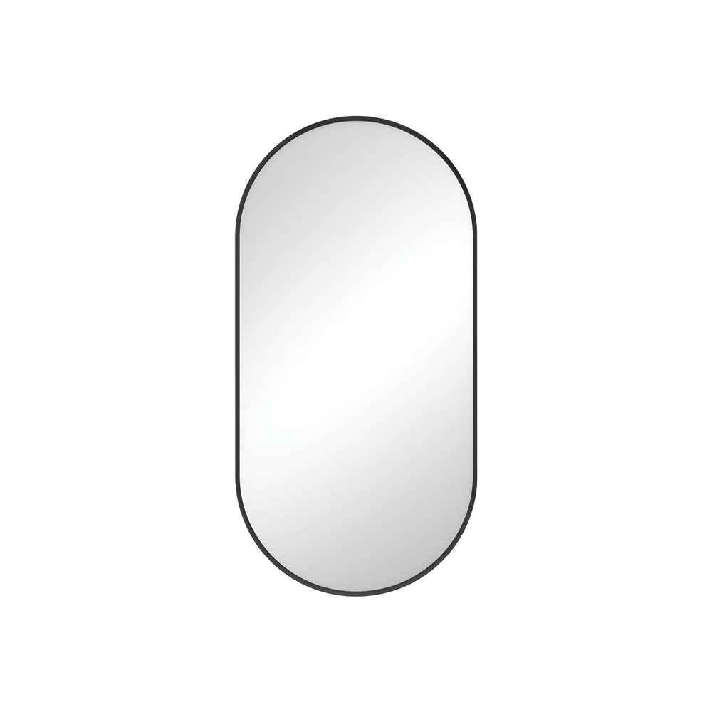 Fienza Empire Matte Black Framed Mirror