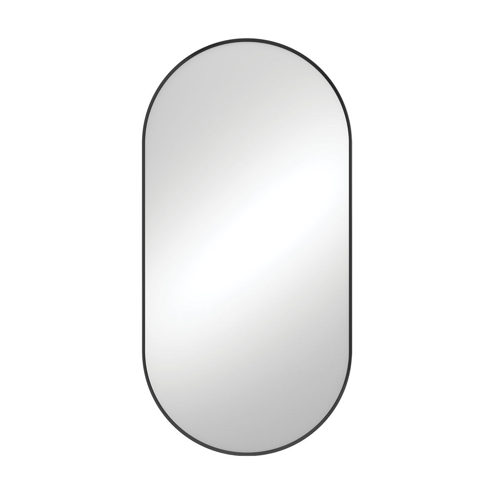 Fienza Empire Matte Black Framed Mirror
