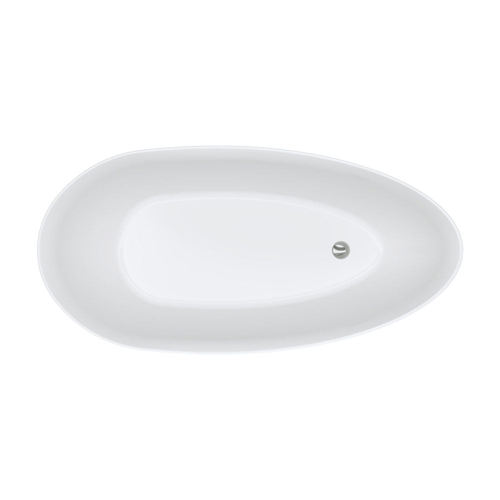 Fienza Dayo Freestanding Acrylic Bath 1500mm - Gloss White