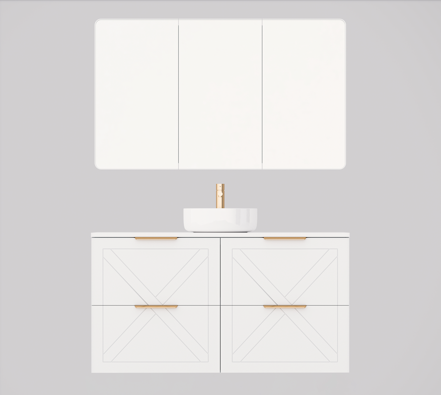 Timberline Sutherland House Farmhouse Wall Hung Vanity