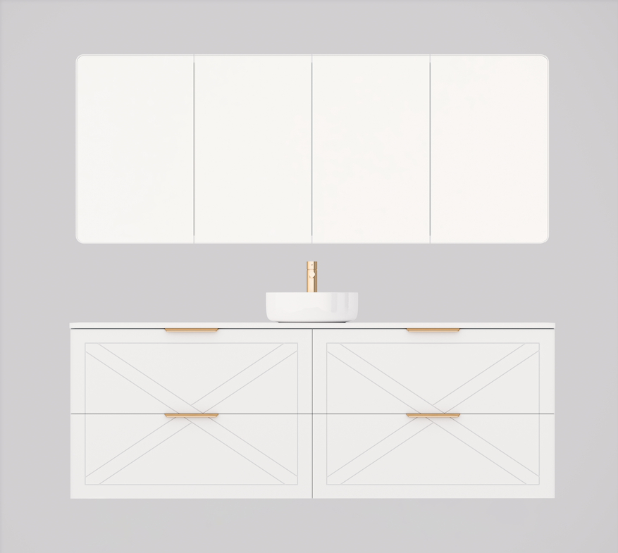 Timberline Sutherland House Farmhouse Wall Hung Vanity