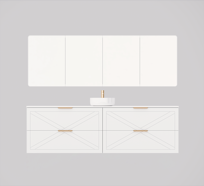 Timberline Sutherland House Farmhouse Wall Hung Vanity