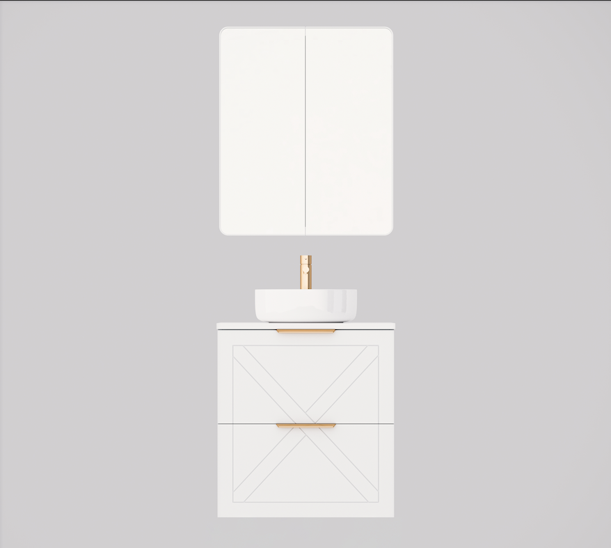Timberline Sutherland House Farmhouse Wall Hung Vanity