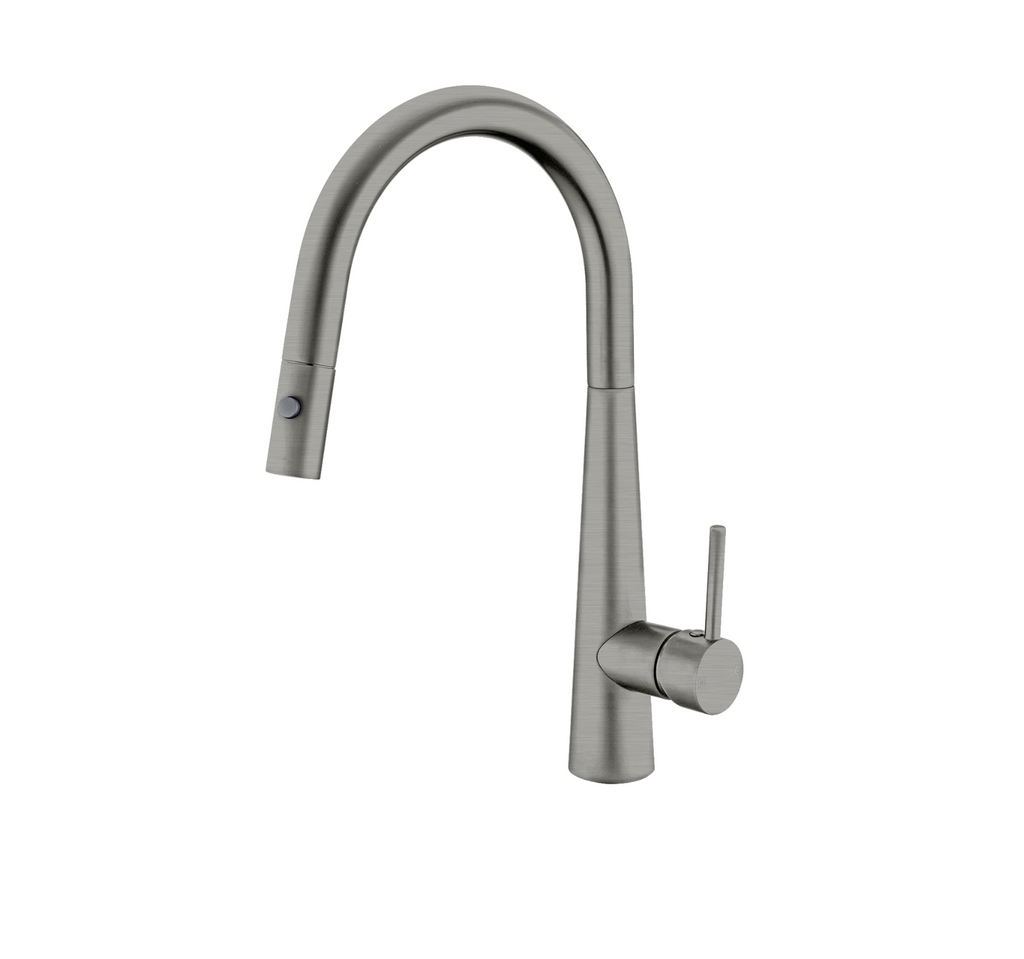 Nero Dolce Pull Out Kitchen Mixer With Veggie Spray Function - Gunmetal Grey