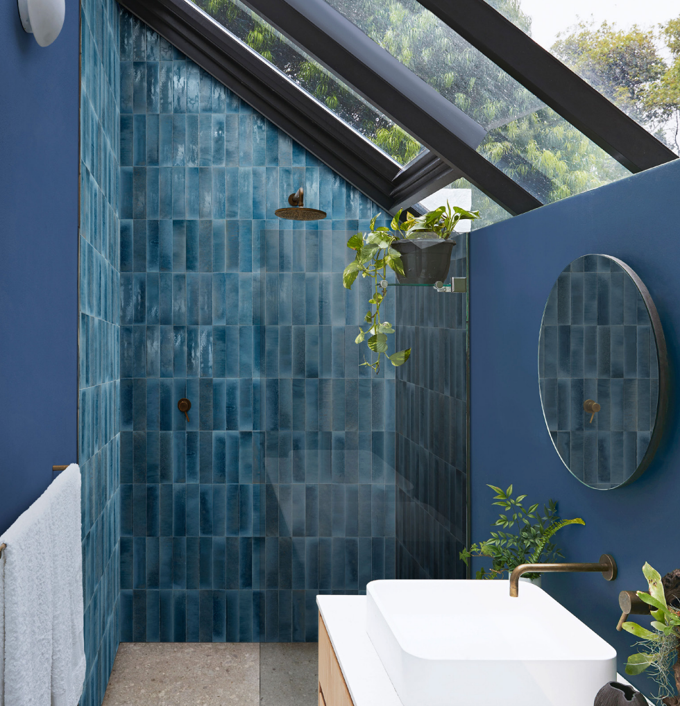 Hilton Blue China Gloss Subway Tile