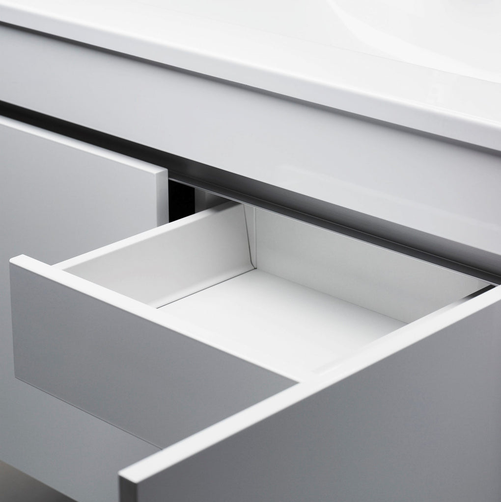 Rifco Ivy Wall Hung Vanity with Acrylic Top
