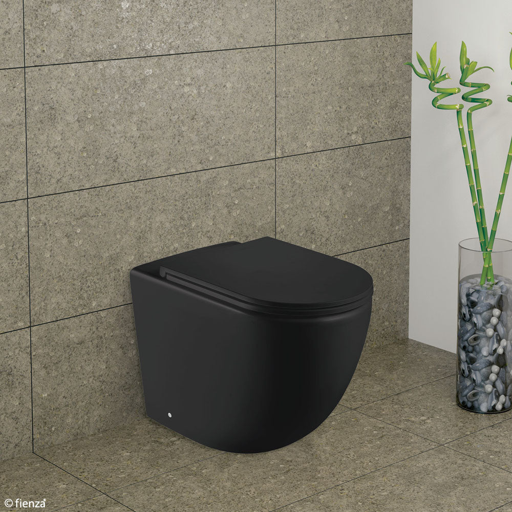 Fienza Koko Wall-Faced Suite - Matte Black - Wellsons