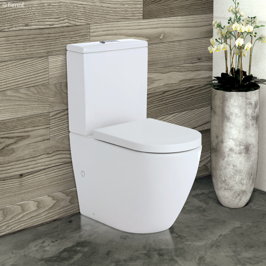 Fienza Koko Back-to-Wall Suite - Gloss White - Wellsons