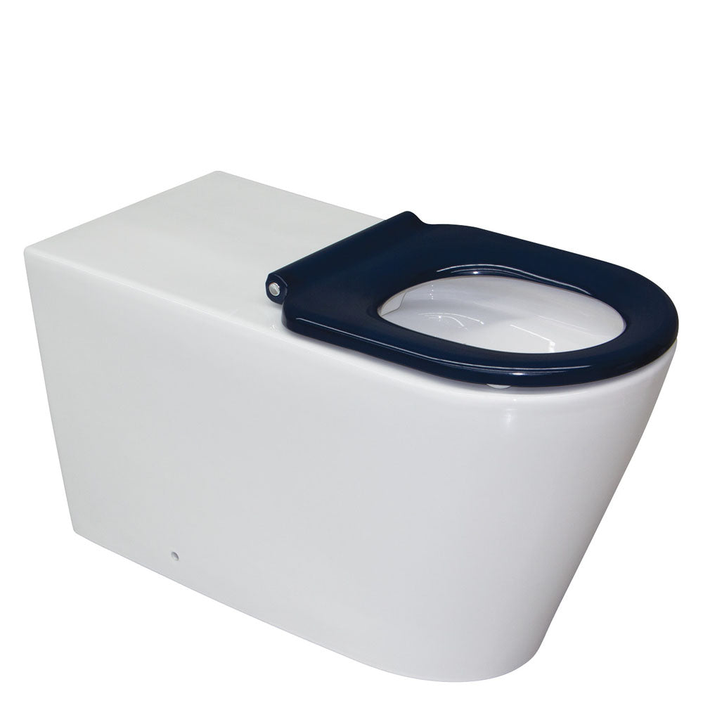 Fienza Isabella Care Back-to-Wall Toilet Suite - Blue Seat