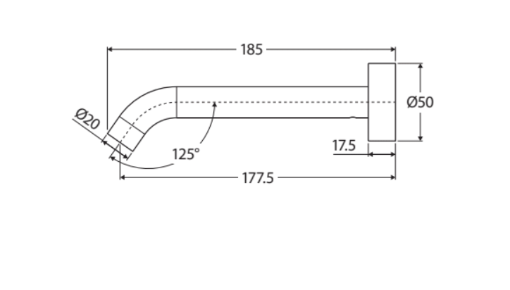 Fienza Kaya Bath / Basin Outlet - Chrome