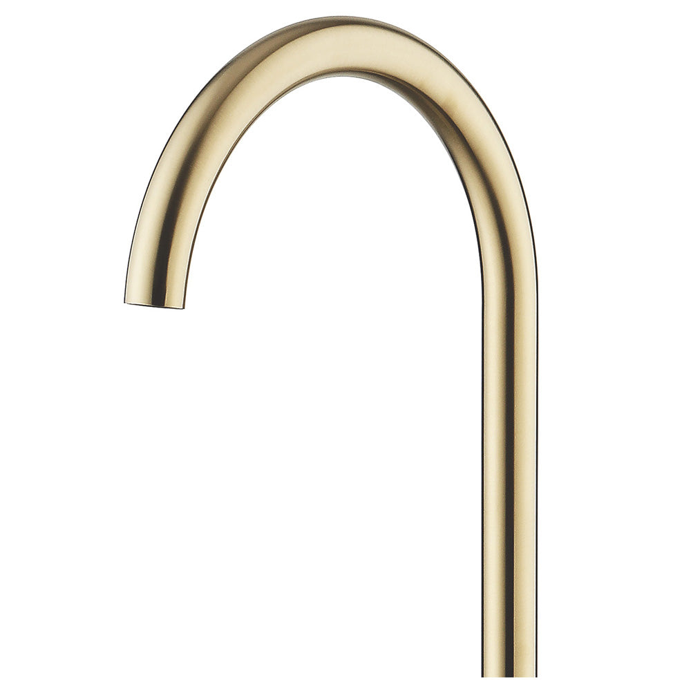 Fienza Kaya Floor Mounted Bath Outlet - Urban Brass