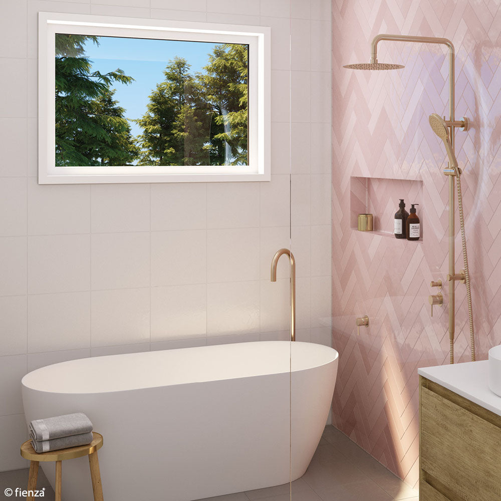 Fienza Kaya Floor Mounted Bath Outlet - Urban Brass