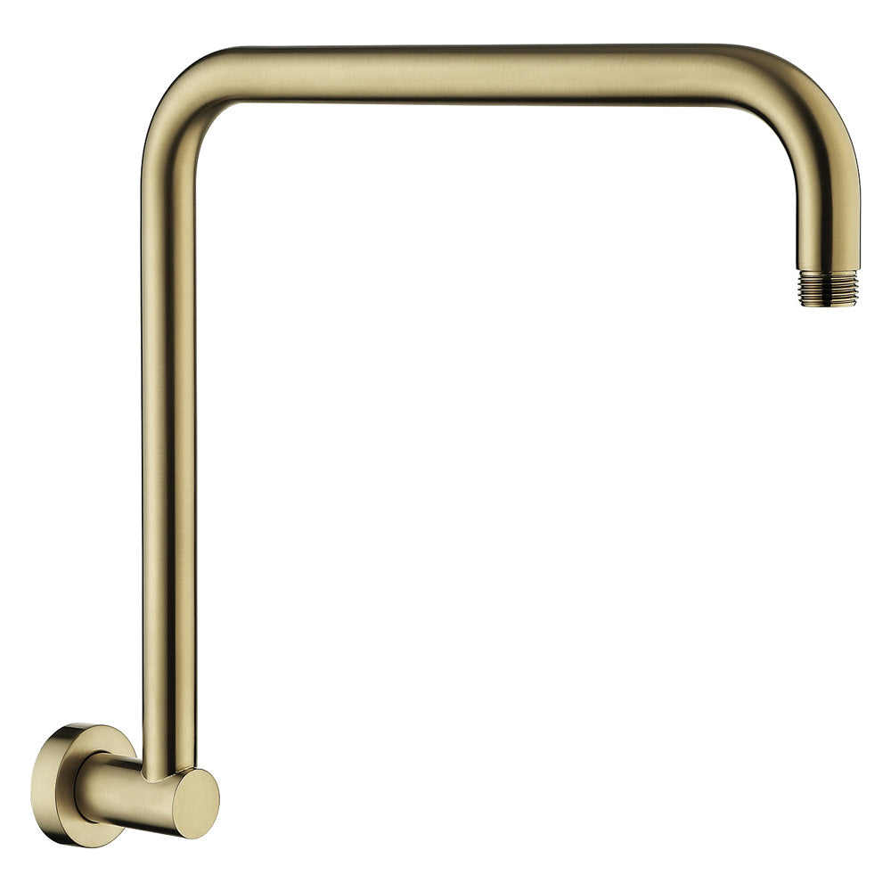 Fienza Kaya Round Fixed Gooseneck Shower Arm - Urban Brass