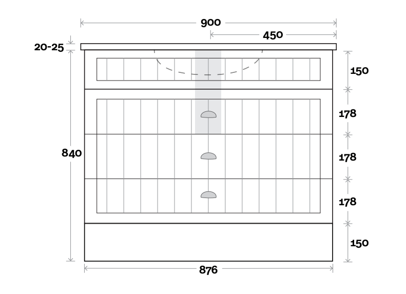 Marquis Kiama Floor Standing Vanity with Kickboard - Wellsons