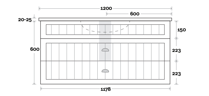 Marquis Kiama Wall Hung Vanity - Wellsons