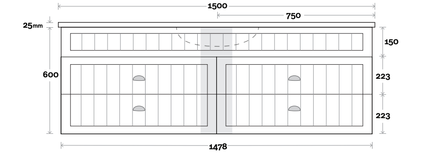 Marquis Kiama Wall Hung Vanity - Wellsons