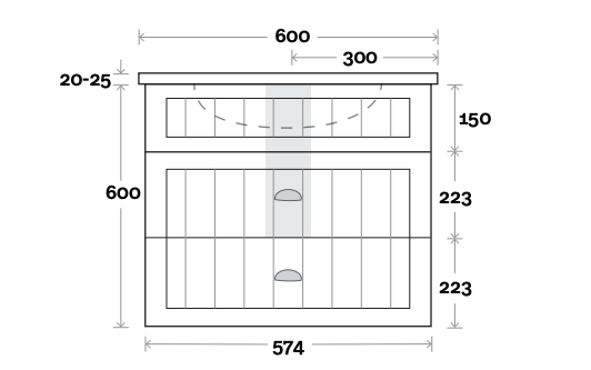 Marquis Kiama Wall Hung Vanity - Wellsons