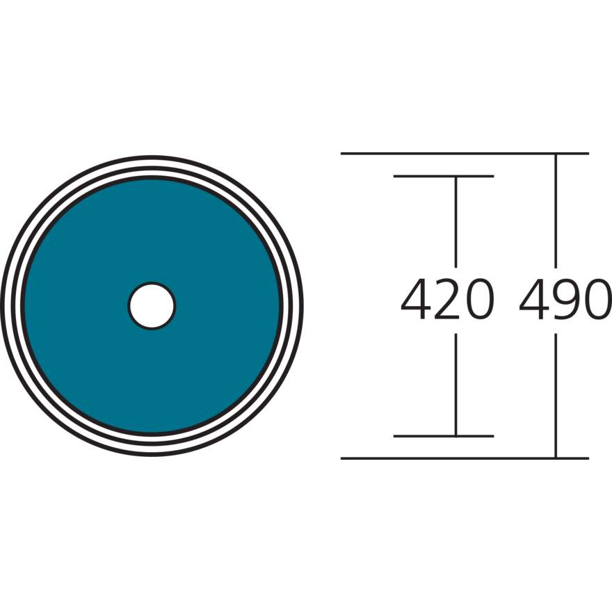 Oliveri Solitaire Round Bowl Sink