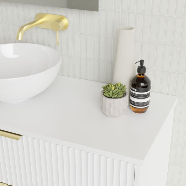 Marquis Lake Wall Hung Vanity Caesarstone Dekton Vasari