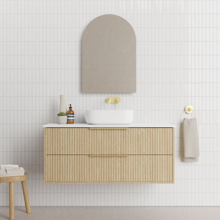 Marquis Lake Wall Hung Vanity Caesarstone Dekton Vasari