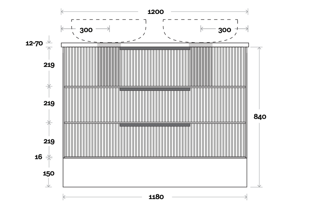 Marquis Lake Floor Standing Vanity