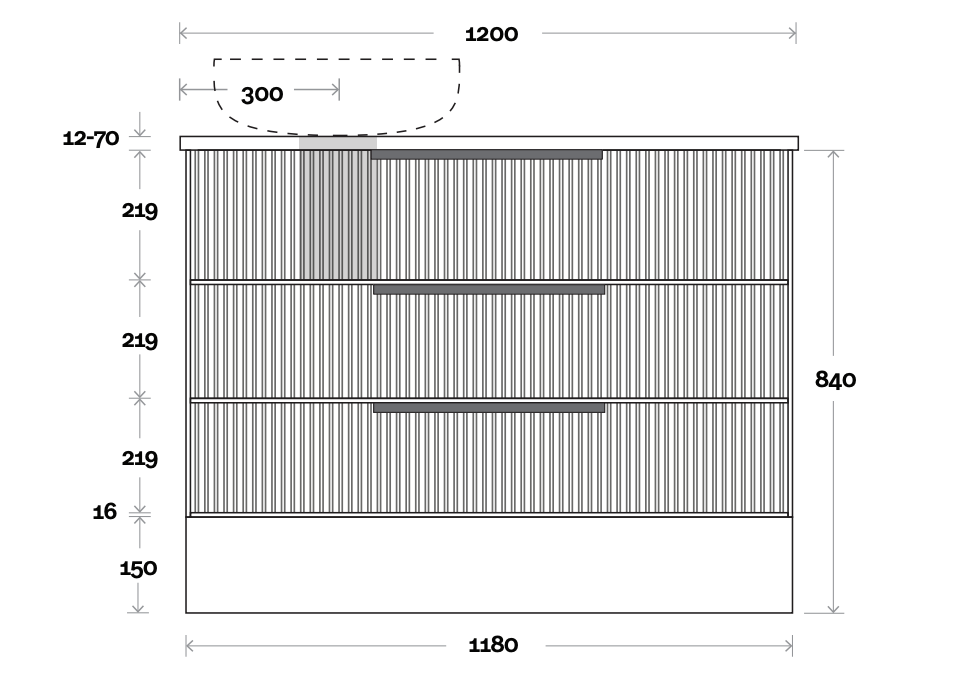 Marquis Lake Floor Standing Vanity