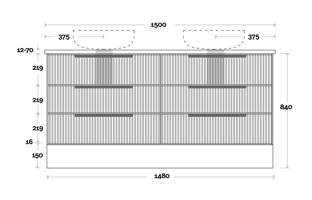 Marquis Lake Floor Standing Vanity