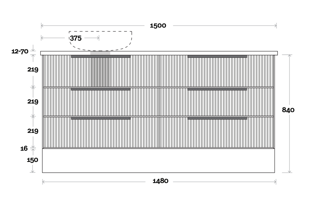 Marquis Lake Floor Standing Vanity