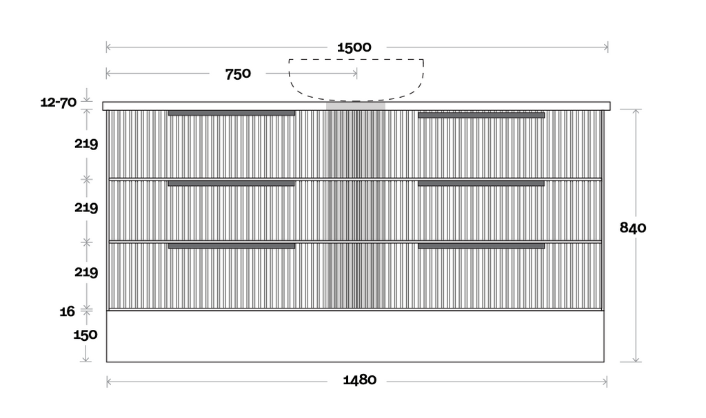 Marquis Lake Floor Standing Vanity
