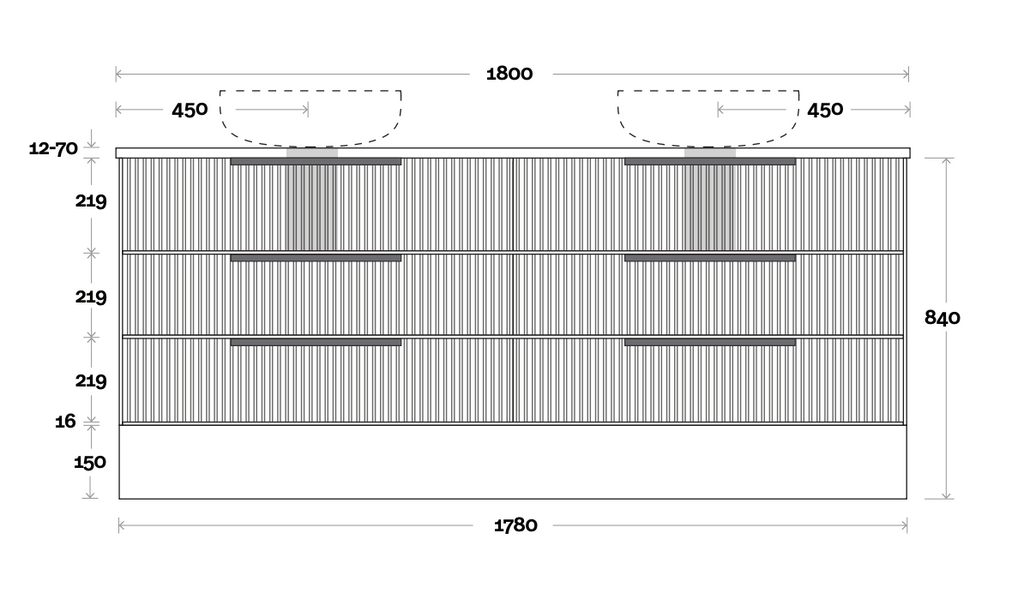 Marquis Lake Floor Standing Vanity
