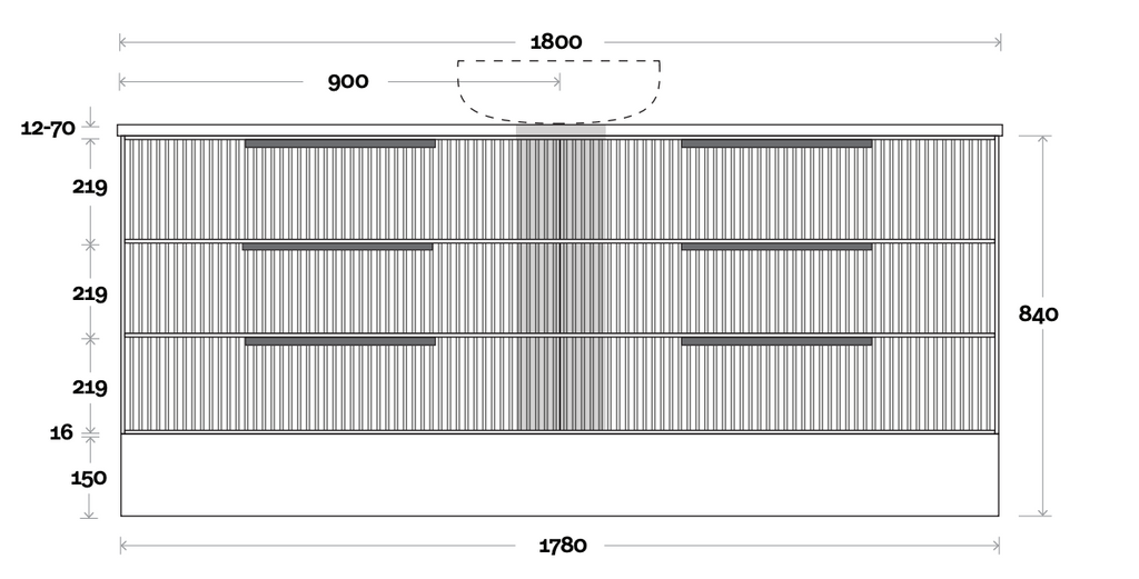 Marquis Lake Floor Standing Vanity
