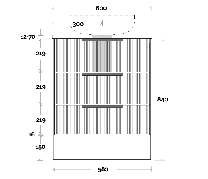 Marquis Lake Floor Standing Vanity