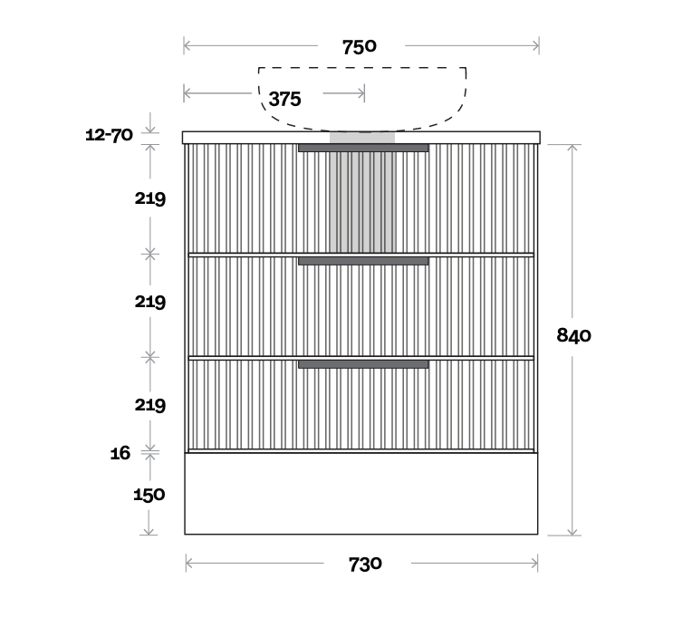 Marquis Lake Floor Standing Vanity