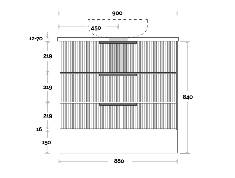 Marquis Lake Floor Standing Vanity