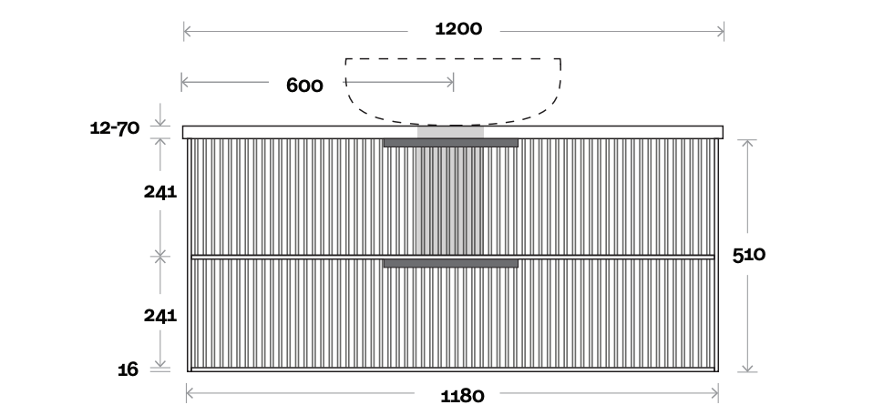 Marquis Lake Wall Hung Vanity