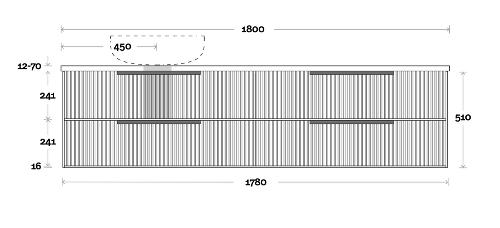 Marquis Lake Wall Hung Vanity