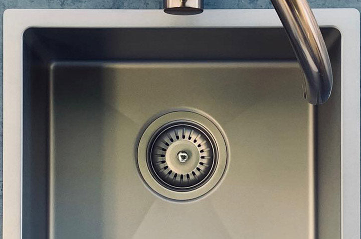 Meir Kitchen Sink Double Bowl 760 x 440 - Brushed Nickel