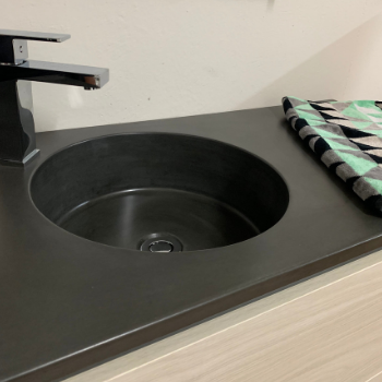 Rifco Opera Wall Hung Vanity with 40mm Concrete Integrated Basin Top