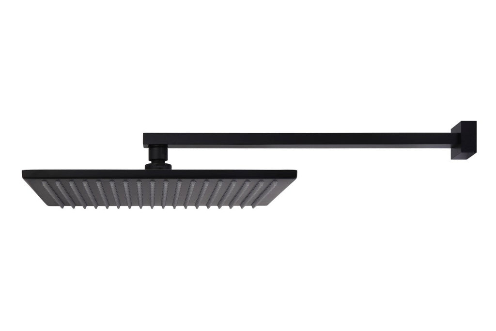 Meir Square Wall Shower - Matte Black
