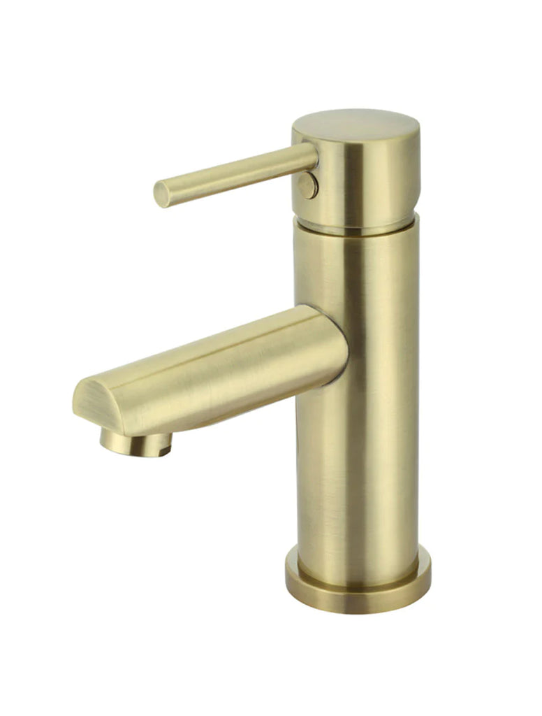 Meir Round Basin Mixer - Tiger Bronze