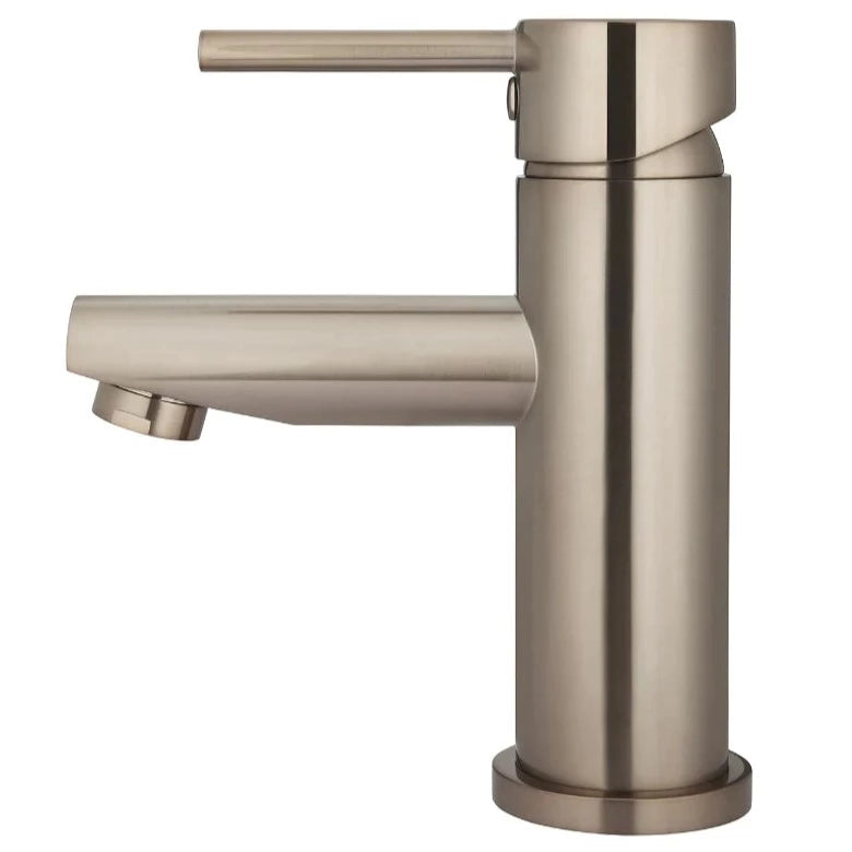 Meir Round Basin Mixer - Champagne