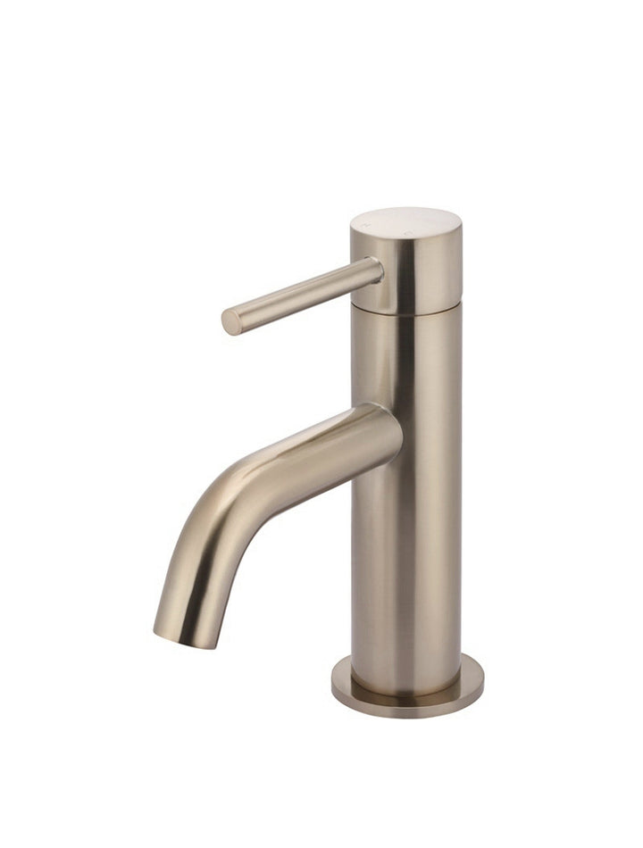 Meir Piccola Basin Mixer Tap - Champagne Rose Gold