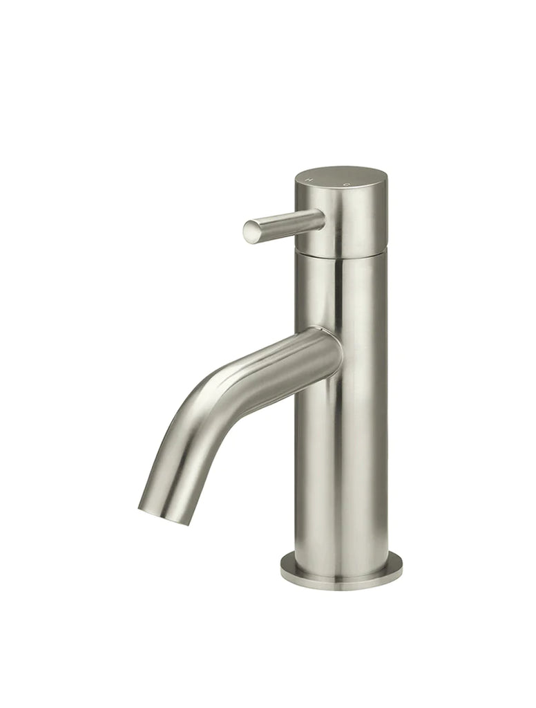 Meir Piccola Basin Mixer Tap - Brushed Nickel